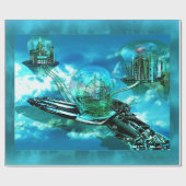 Handheld modern einzigartig geschenkpapier (Flach)