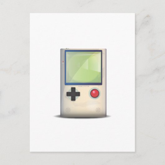 Handheld-Spielkonsole Postkarte (Vorderseite)