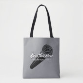 Handheld-Vokalmikrofon-Mic-Design personalisiert Tasche (Vorderseite)