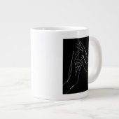 Handhelfen Jumbo-Tasse (Vorderseite Rechts)