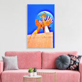 Handhelfen Leinwanddruck (Insitu (Wohnzimmer))