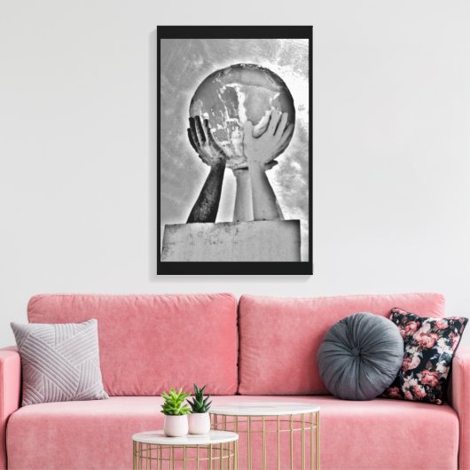 Handhelfen Leinwanddruck (Insitu (Wohnzimmer))