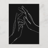 Handhelfen Postkarte (Vorderseite)