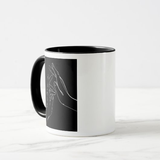 Handhelfen Tasse (Vorderseite Links)