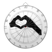 Handherz3 Dartscheibe (vorne)