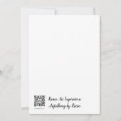 Handherz Dankeskarte (Rückseite)