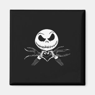 Handherz signieren Funny Skull Halloween Kostüm Magnet