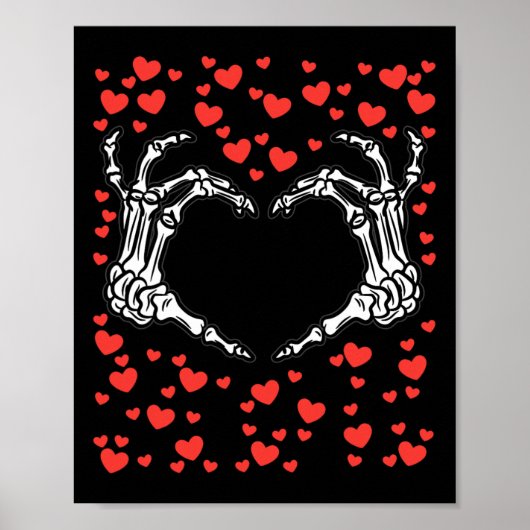 Handherz-Valentinstag Liebe Poster (Vorne)