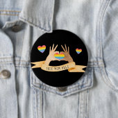 Handhörer - Freie Mama | Rainbow LGBTQ Prix Button (Beispiel)