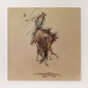 Handhüllen einer Bronc von Edward Borein Puzzle