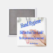 Handhygiene Magnet (Vorderseite/Rückseite)