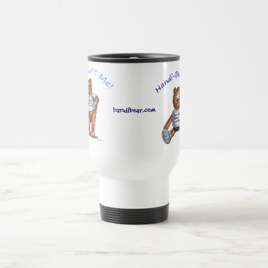 HANDI-Bär Sorgfalt-Reise-Tasse Reisebecher (Mittel)