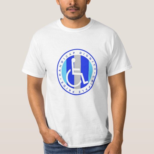 Handicap Digne Cripple Pride T-Shirt (Vorderseite)