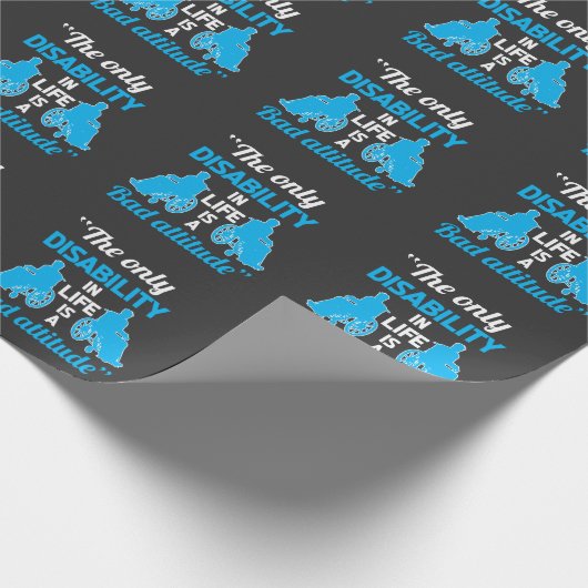 Handicap-Handicap-Handicap-Handicap-Unternehmen Po Geschenkpapier (Ecke)