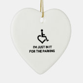 Handicap Parking Keramik Ornament (Rechts)