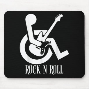 Handicap Rock and Roll Parkplatz Funny Acoustic Gu Mousepad