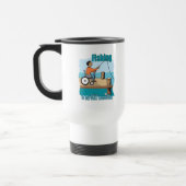 Handicap Rollstuhl Fischerei Reisebecher (Links)