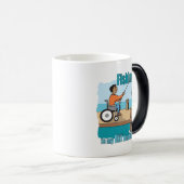 Handicap Rollstuhl Fischerei Verwandlungstasse (VorderseiteRechts)