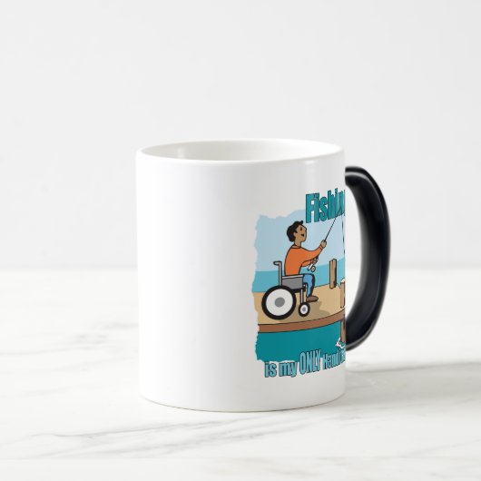 Handicap Rollstuhl Fischerei Verwandlungstasse (VorderseiteRechts)