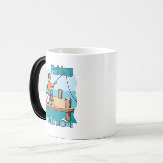 Handicap Rollstuhl Fischerei Verwandlungstasse (Vorderseite Links)