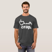 Handicap Rollstuhl Funny Rollstuhl Fall T-Shirt (Vorne ganz)