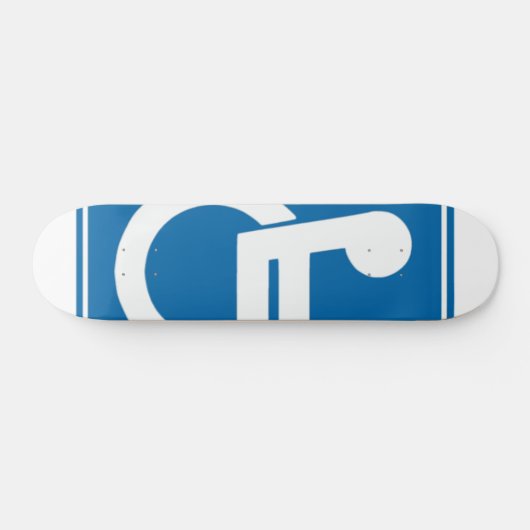 Handicap Schild Skateboard (Horizontal)