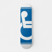 Handicap Schild Skateboard (Vorne)