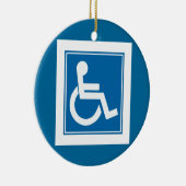 Handicap Schildkröte Keramik Ornament (Rechts)