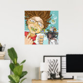 Handicap, schwarze Zahnfee, Junge, Spielzeug, Süßi Poster (Heimbüro)