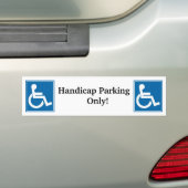 Handicap Sign Autoaufkleber (Auf Auto)