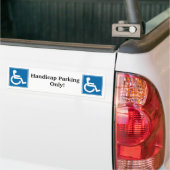 Handicap Sign Autoaufkleber (Auf Lkw)