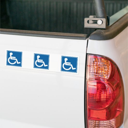 Handicap Sign Autoaufkleber (Auf Lkw)