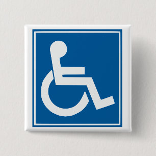 Handicap Sign Button
