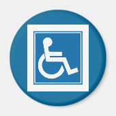 Handicap Sign Magnet (Vorne)