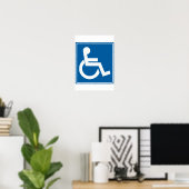 Handicap Sign Poster (Heimbüro)