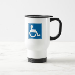 Handicap Sign Reisebecher
