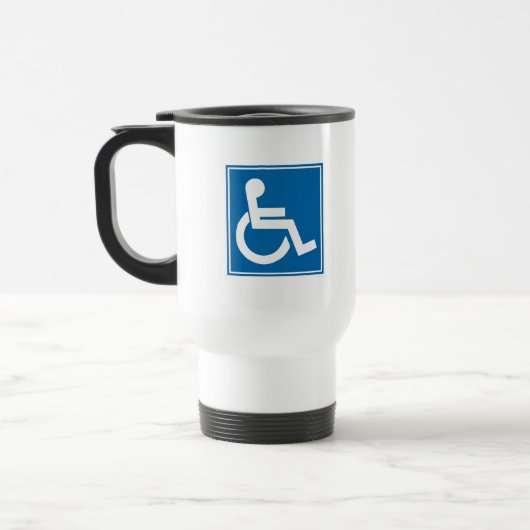 Handicap Sign Reisebecher (Links)