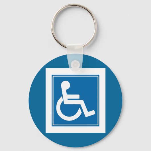 Handicap Sign Schlüsselanhänger (Vorderseite)