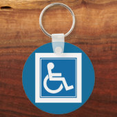 Handicap Sign Schlüsselanhänger (Vorderseite)