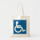 Handicap Sign Tragetasche (Vorne)