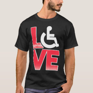 Handicap Spaß Liebe Mit Behinderung Überlebende Kr T-Shirt