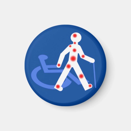 Handicap unsichtbar / sichtbar magnet (Vorne)