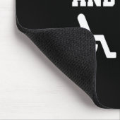Handicap With Wheelchair Joke Dont Drink And Driv Mousepad (Ecke)