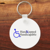 Handicapped Handicapable 2 Schlüsselanhänger (Vorderseite)