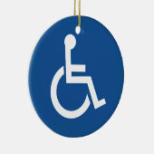 Handicapped Keramik Ornament (Rechts)