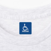 Handicapped Wheelchair Etiketten (Befestigt)