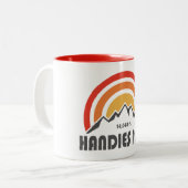 Handies Peak Zweifarbige Tasse (Vorderseite Links)