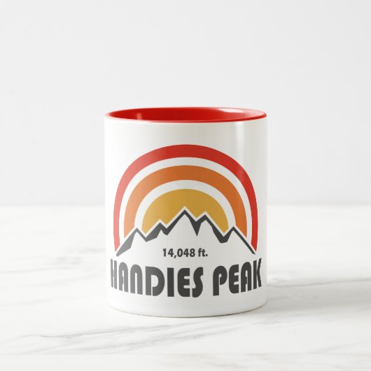 Handies Peak Zweifarbige Tasse (Mittel)