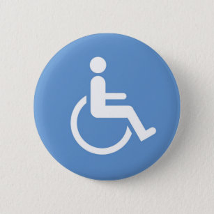 Handikap-Logo-Knopf Button