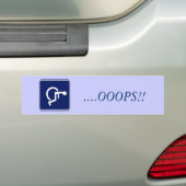 Handikap,….OOOPS!! Autoaufkleber (Auf Auto)